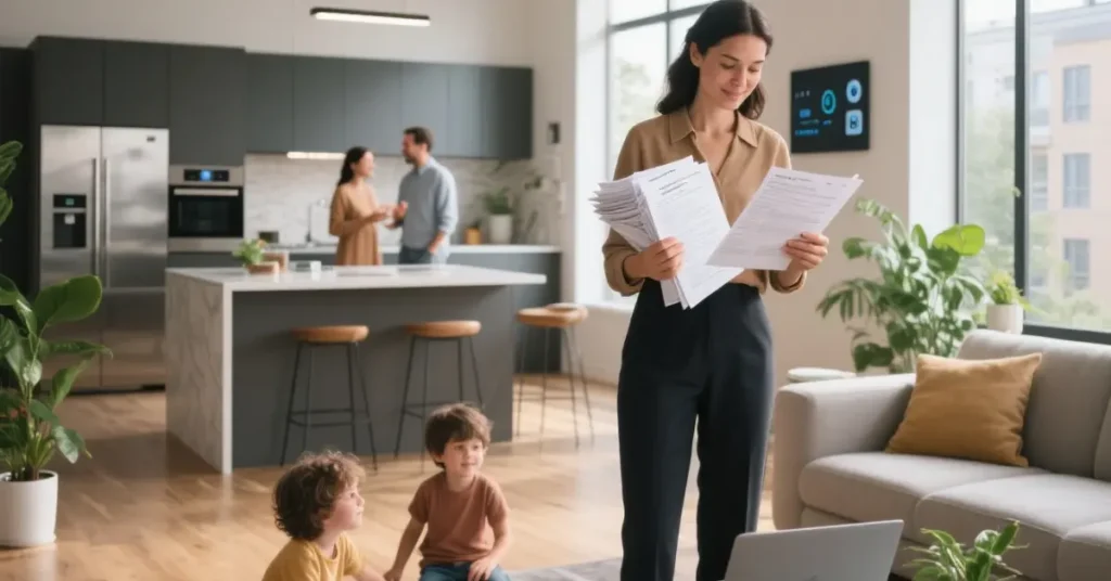 before and after image of a garage conversion into a rental studio apartment