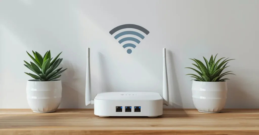 checking home wifi router and smart device connectivity