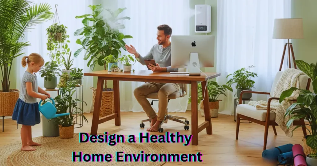 Family enjoying a clean, calm, and safe home environment that supports children’s health and well-being with Health FamousParenting principles.