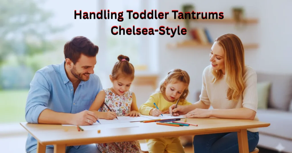 Handling toddler tantrums Chelsea FamousParenting style: 4-step calm parenting solution for modern moms.