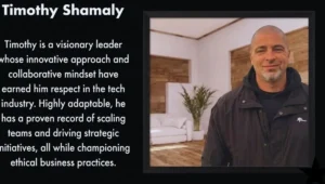 Timothy Shamaly Biography, Career & Success Story 2025