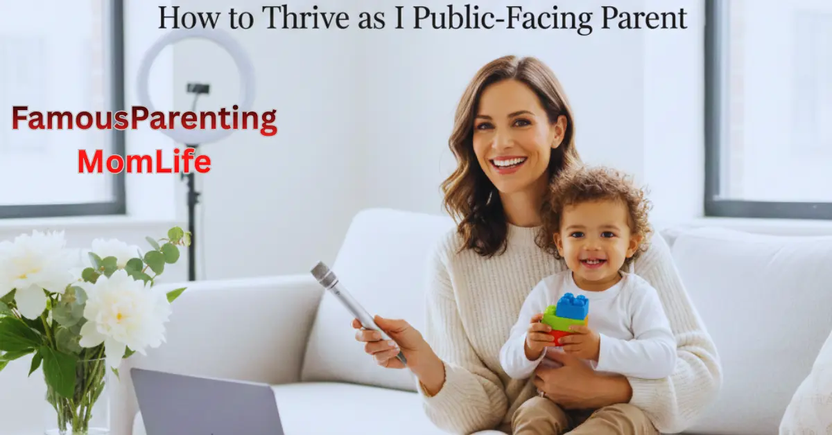 FamousParenting MomLife: Parent balancing public attention and family responsibilities